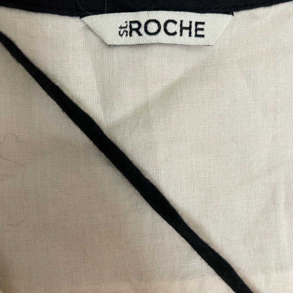 St. Roche Embroidered Floral Ruffle Sleeveless Top - Picture 11 of 14